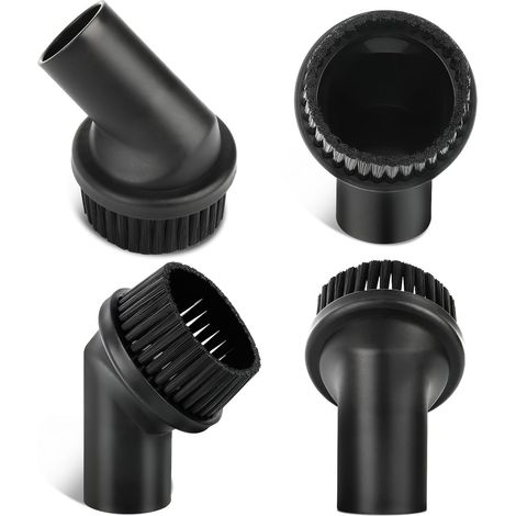 4-teiliges Staubsauger-Zubehör – Bürstenwerkzeug, Staubbürste 32 mm – Ideal für Möbel und empfindliche Oberflächen