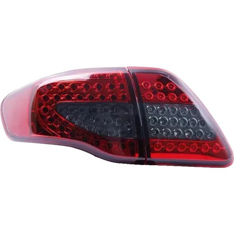 Fanali posteriori a LED di ricambio, compatibili con Toyota Corolla 2008 2009 2010, colore rosso (1/2)