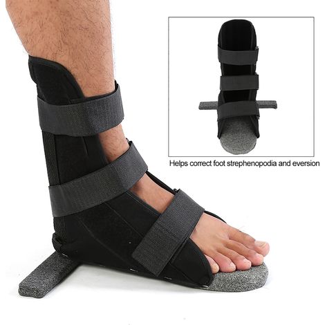 Protecteur de Cheville Adulte avec Attache Réglable - Orthèse Plantaire et Soutien de Strap pour Pied (1/5)