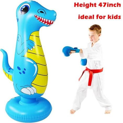 Sac de boxe gonflable - OMABETA - Dinosaure - 47 pouces - PVC - Pour enfants (1/4)