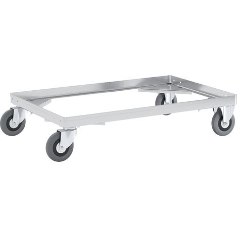 Certeo, Plateau roulant en aluminium, hauteur de chargement 150 (1/5)
