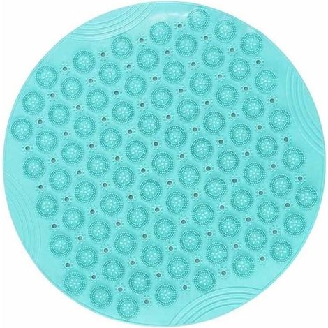 Tapis de douche lavable en machine pour une douche propre et confortable antidérapant, idéal pour les douches 55 cm x 55 cm