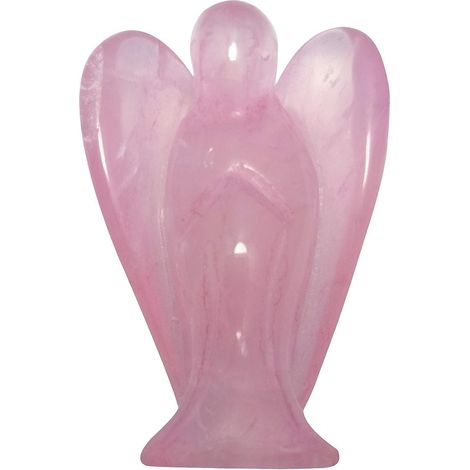 1 Piece Figurines Ange-gardien De Format De Poche En Quartz Rose Reprsentant Lamour, La Paix Et La Gurison (1/4)