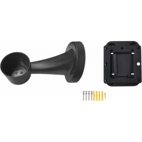 Soporte de Pared para Cabeza de Farola LED Solar CTT y Sensor 15W (1/5)