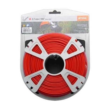 FILO STIHL PER DECESPUGLIATORE TONDO 2,7 MM X 65 MT