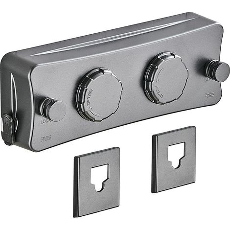 Stendibiancheria retrattile, stendibiancheria retrattile da parete con 2 cavi in acciaio inox da 5 m, stendibiancheria regolabile ed estensibile per uso interno ed esterno, resistente alle deformazion