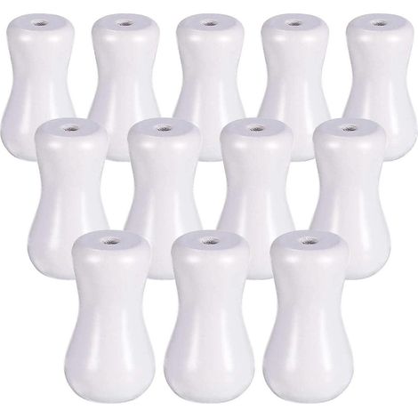 Store romain, forme vase, store en bois, boutons de cordon (1/4)
