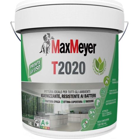 MAX IDROPITTURA T2020 TRASPIRANTE 14 L BIANCO (1/3)