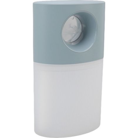 Mini humidificateur silencieux rechargeable USB à brume fine, portable, avec veilleuse pour la maison et le bureau, 350 ml, bleu (1/5)