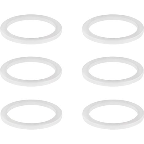 Lot de 6 Bagues coulissantes, Plastique, Diamètre 18 mm, Pour serrures et poignées (1/4)