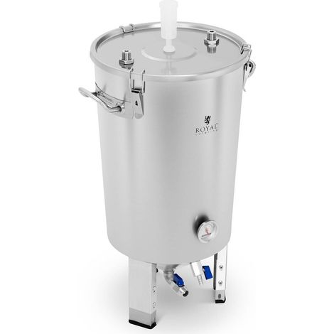 Fermentador de cerveza tipo caldera con enfriador de 30 litros (1/4)