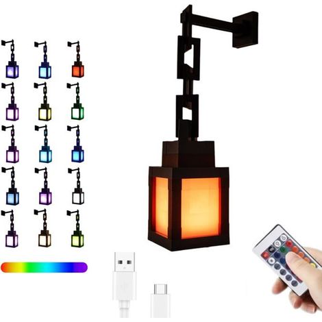 Lampe d'ambiance LED rechargeable avec télécommande, lampe de table ou murale à 16 couleurs changeantes, idéale pour la décoration,j (1/5)