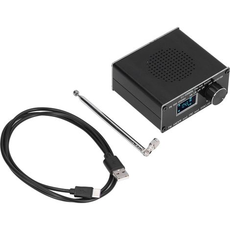 Récepteur radio à fréquence complète 0,1‑108 MHz FM AM et SSB, batterie intégrée ATS‑60 (1/5)