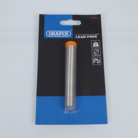 Flux de soudure fourré fil d étain Ø1.2mm Draper en tube de 20g