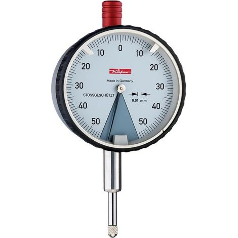 KÄFER Comparateur de sécurité DIN 878 SI-100 1mm Abl.0,01mm avec protection contre les chocs - 10232 (1/4)
