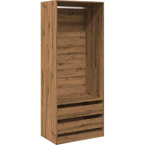 Maison Exclusive - Kleiderschrank Artisan-Eiche 80x50x200 cm Holz