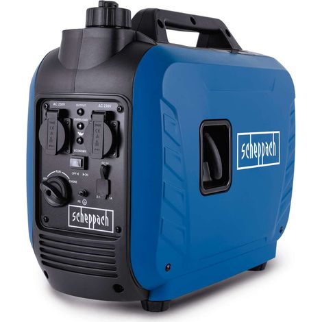 [NEUWERTIG] [NEUWERTIG] Scheppach Inverter Benzin Stromerzeuger SG2500i  2000W Leistung  Steckdosen 2x 230V / 2x USB Typ A  64,1dB Lautstärke  Generator (1/5)