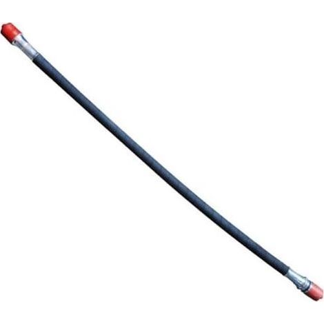 Arbre d'entraînement flexible de 89 cm - Pièce rechange en caoutchouc pour sac à dos, débroussailleuse, tondeuse gazon jardin, outil coupe avec extrémités 29 mm (Axis + Axis shaft core (1/5)