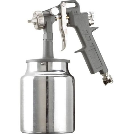 Pistolet a peinture aerographe reservoir inferieur 1 lt buse 18 mm a162c