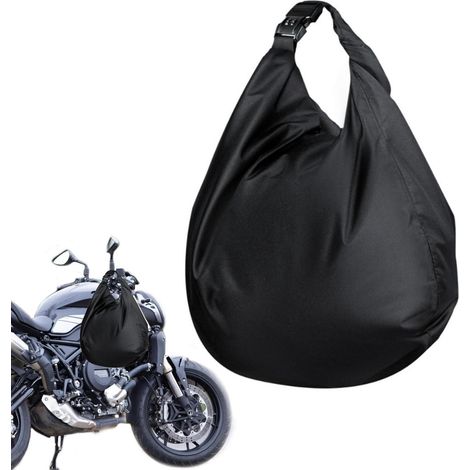 Helmtasche Motorradhelm wasserdicht mit Zahlenschloss, Oxford, Schwarz (1/5)