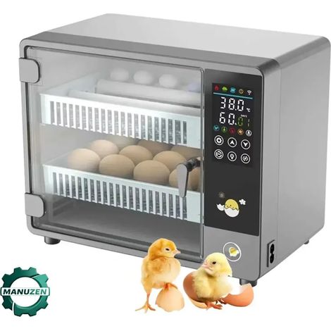 Manuzen - Couveuse automatique 24 œufs – écran tactile (1/3)