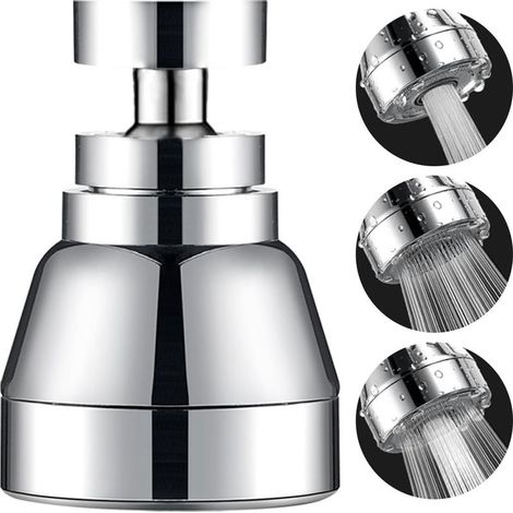 Mousseur de robinet économiseur d'eau, Aérateur pour robinet de cuisine, orientable à 160° et rotatif à 360° (1/5)