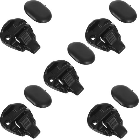5pièces Verrou De Vitre De Cabine Loquet D’Angle De Fenêtre Pivotante Verrou Intérieur De Remplacement pour Voitures à Fenêtre Coulissante (1/5)