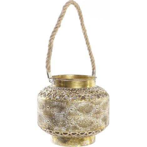 DKD Home Decor Lanterne Doré 26,5 x 26,5 cm (1/3)