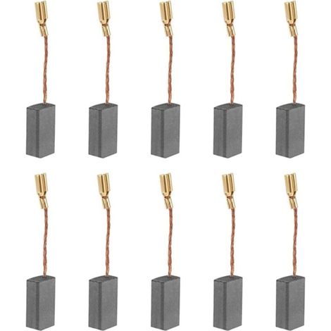 10 spazzole di carbone, spazzole di carbone per motore, spazzole di carbone universali per utensili elettrici per motori elettrici S1M-FF03-100A/6-100 A86C -16 8 5