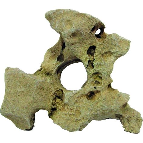 Roccia Gallura Beige con Foro S 17x14,5x8cm decorazione per acquari