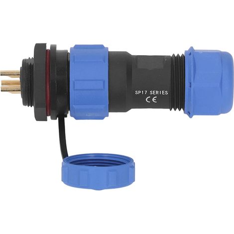 IP68 SP17 wasserdichter elektrischer Steckverbinder, 3-poliger 3-Loch-Luftfahrtstecker, Hochleistungs-Industrienetzteil. (1/5)