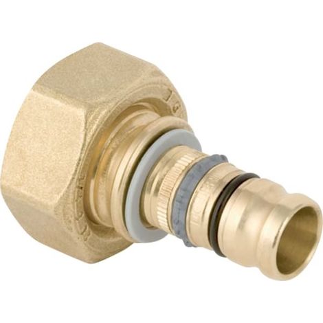 Geberit Mepla Verteilerabgang für Eurokonus, D 16mm, G 3/4", Messing/bleifreie Siliziumbronze (1/4)