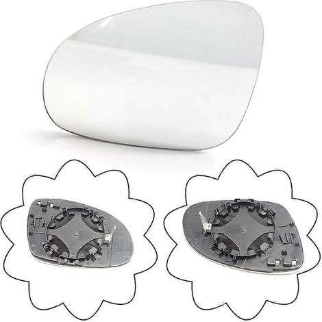 Rétroviseur Grand Angle Anti-éblouissement Gauche Robustesse Confort pour MK5, Vision Claire Périphérique, Pièce de Rechange Auto (1/5)