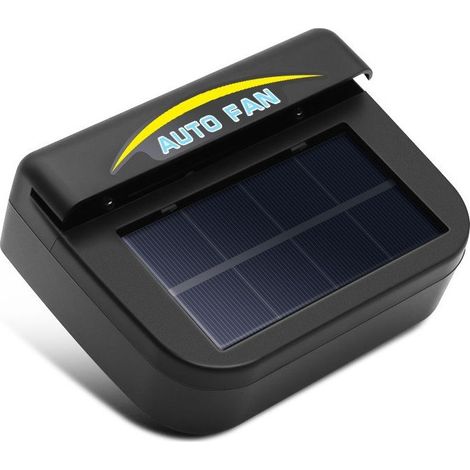 Ventilateur d'extraction solaire pour voiture, extracteur d'air intérieur avec circulation d'air, refroidisseur de cabine automobile sans fil (1/3)