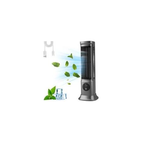 Leiser 29-cm-Turmventilator – 3 Geschwindigkeitsstufen – 40 dB Geräuschreduzierung – 90°-Oszillation – USB-Stromversorgung (1/5)