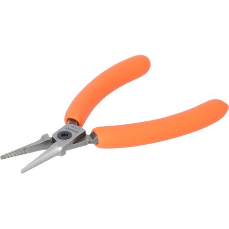 Bahco Kompakte Spitzzange mit orangefarbenen PVC-Griffen 130 mm - Industrieverpackung