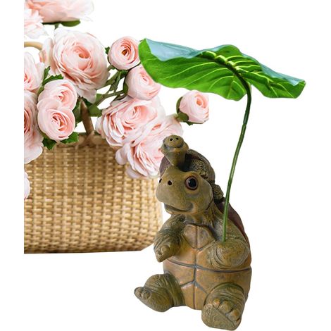 Figurines de Tortues Marines - Statue De Tortue Marine Déco pour Aquarium - (1/5)