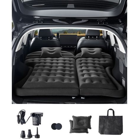 Canapé-lit compatible avec voiture - VEVOR - Matelas gonflable épais et moelleux - Compatible avec la plupart des SUV et monospaces - Noir - XF8 (1/5)