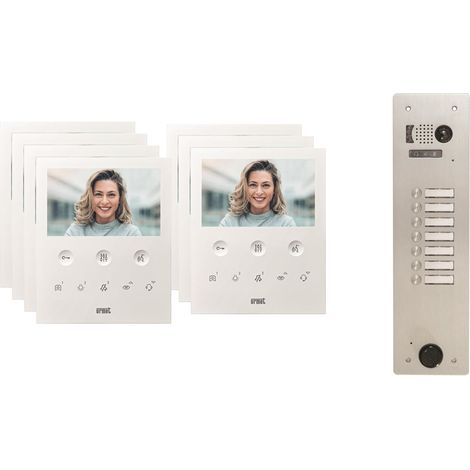 Kit visiophone 1 rangée avec 7 écrans URMET Collectif