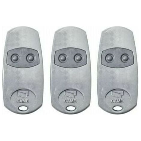 Telecommande d'origine Came TOP432EE 3 pieces. Frequence de code fixe 433,92 MHz
