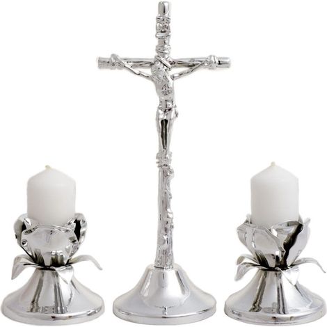 Set di rose natalizie da 21 cm (1/3)