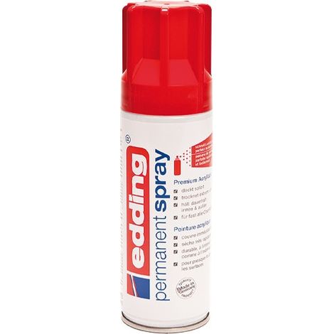 Permanent Spray pintura acrílica 200 ml Rojo Bote de spray