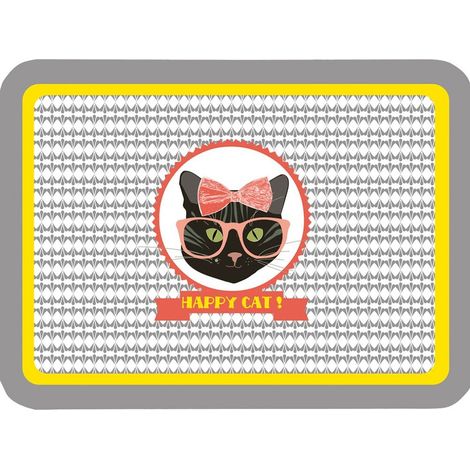 Plateau petit modèle Happy cat 25 x 36 cm