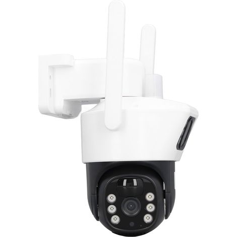 Caméra de sécurité solaire sans fil Wi-Fi HD avec vision nocturne et détection de mouvement PIR pour une utilisation extérieure (1/5)