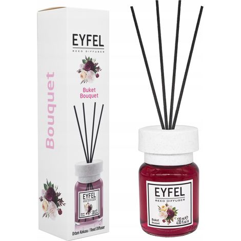 Eyfel - ambientador en forma de varitas con aroma a ramo de flores, 120 ml (1/5)