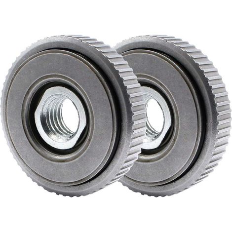 Schnellspannklemme/Schnellverschluss/Schnellspannmutter M14 für alle Winkelschleifer, 1/2-teilig für Winkelschleifer – Zubehör zum Befestigen und Lösen (1/5)