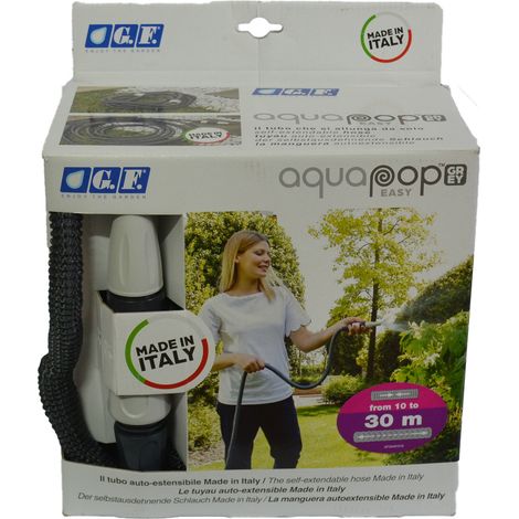 Tubo auto-estensibile in tessuto made in italy aquapop grey easy 30 mt (1/3)