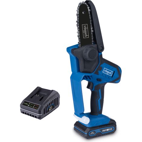 Potatore c-ps100-x 20v con batteria 2,0Ah e caricabatteria ixes Scheppach