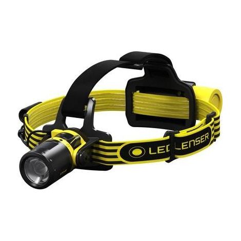Ledlenser EXH8 torcia frontale gialla nera impermeabile (1/4)
