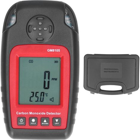 Détecteur de gaz BENETECH - Alarme de monoxyde de carbone et de gaz combustibles - Écran LCD haute précision - Alarme sonore et lumineuse - Moniteur de CO (1/5)